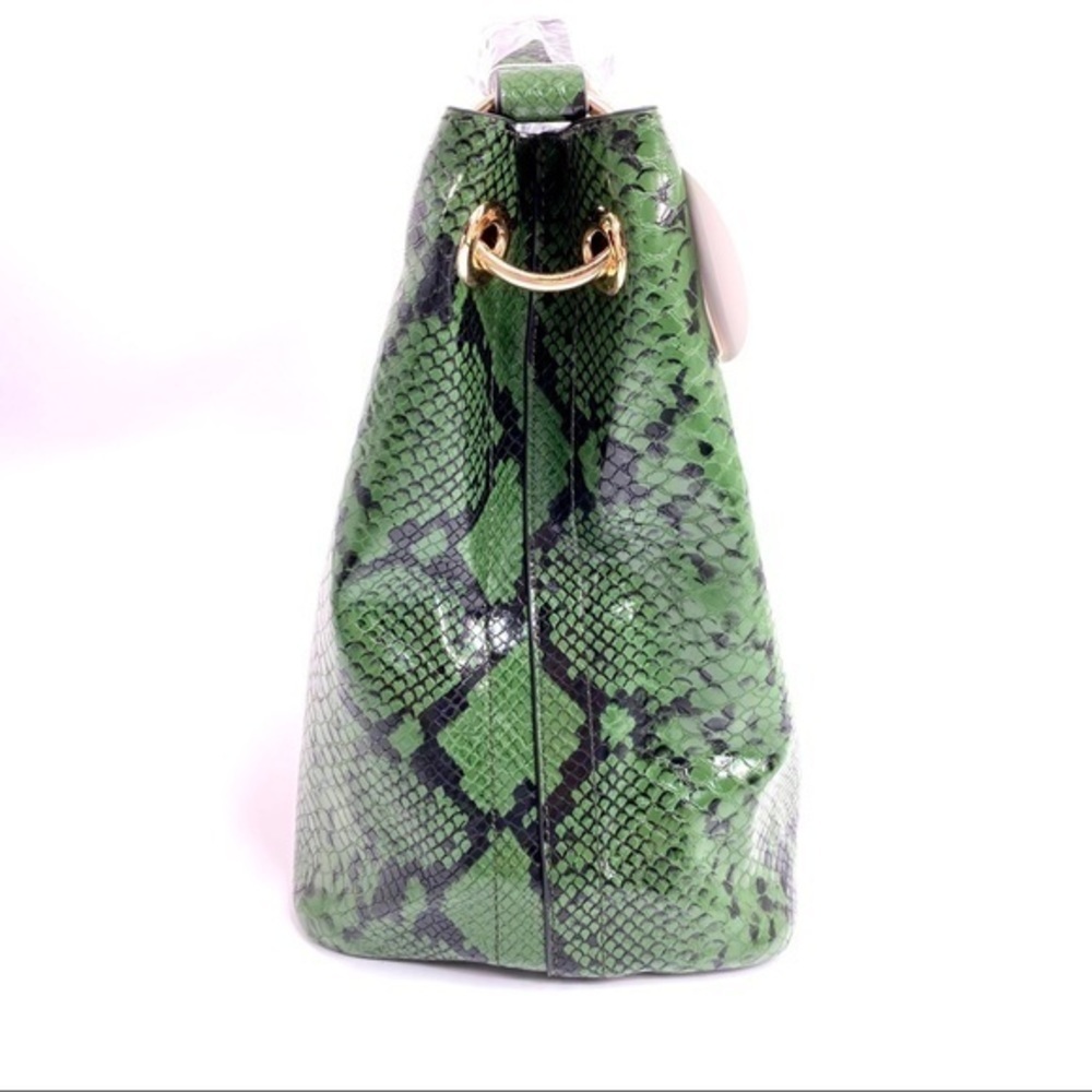 Python Snake Skin 2-in-1 Shoulder Bag - Picture 5 of 10